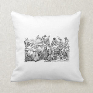 Almohada de Calavera de los ciclistas