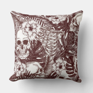Almohada de Calaveras de la Jungla