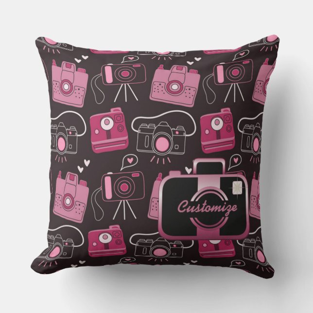 Almohada de cámaras retro de fallos de obturador r (Anverso)