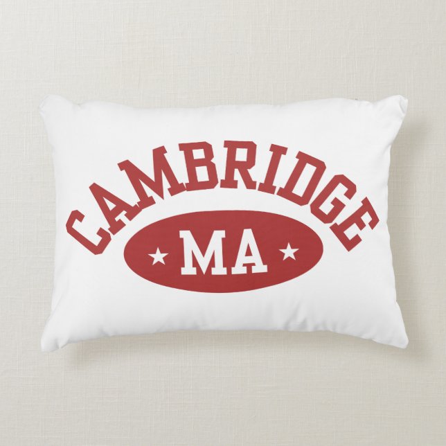 Almohada de Cambridge, Massachusetts College Town (Anverso)