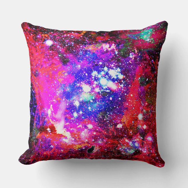 Almohada de Campo de Estrellas Brillantes (Anverso)