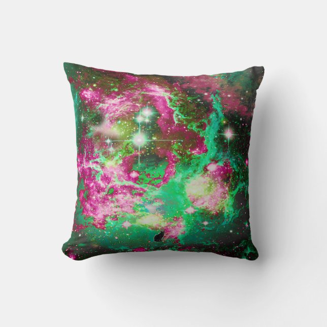 Almohada de Campo de Estrellas Luminosas (Anverso)