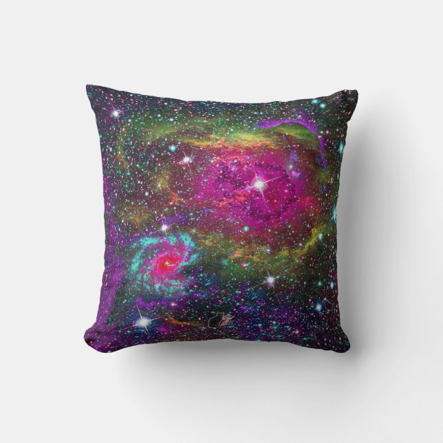 Almohada de Campo Estelar Atmosférico (Anverso)
