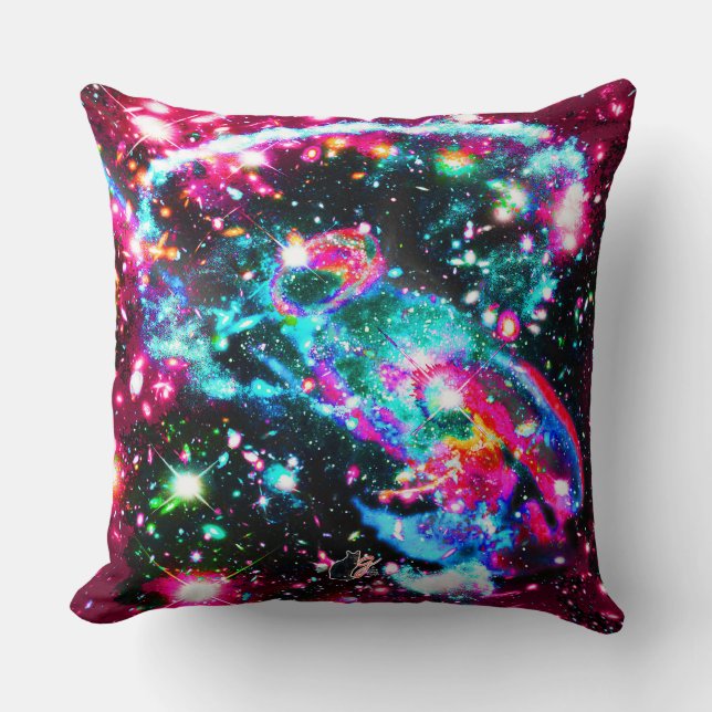 Almohada de Campo Estelar Fosforescente (Anverso)