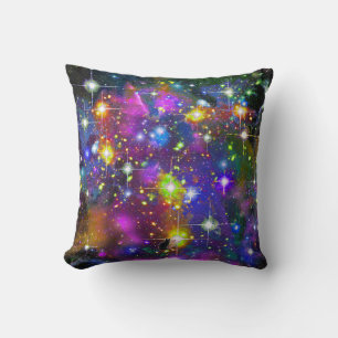 Almohada de Campo Estelar Resplandeciente