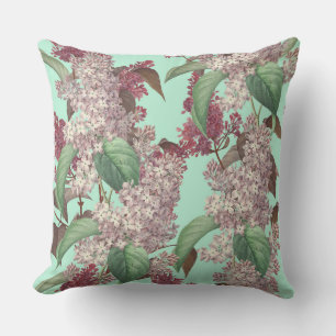Almohada de campo floral vintage