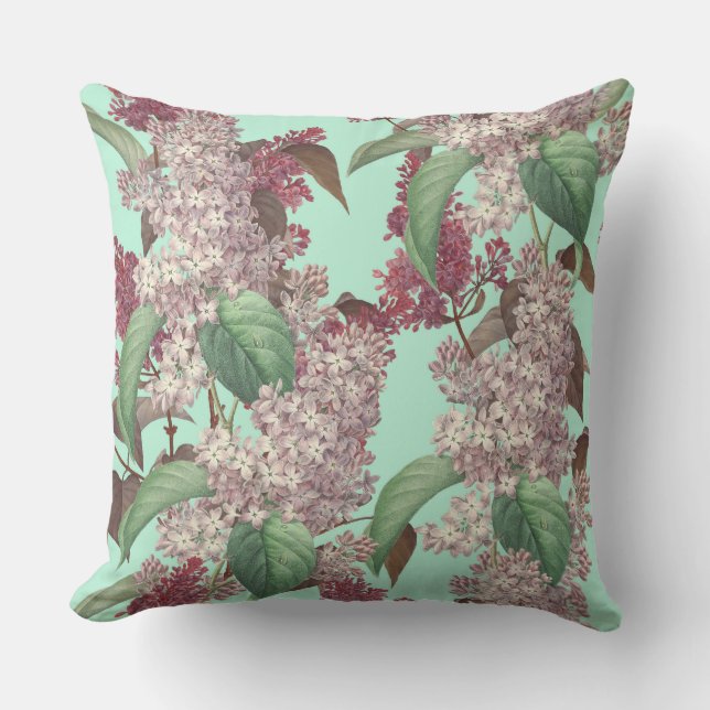 Almohada de campo floral vintage (Anverso)