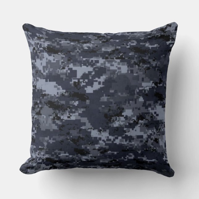 Almohada de camuflaje azul del ejército de los Est (Anverso)