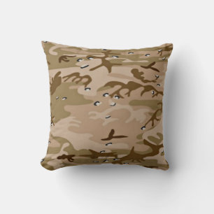 Almohada de camuflaje de arena del desierto milita
