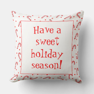 Almohada de Candy Canes de Navidad