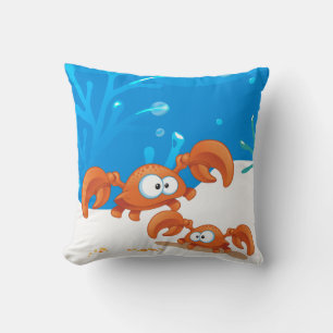 Almohada de cangrejo dulce acuático oceánico
