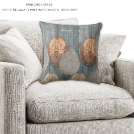 Almohada de cangrejo herradura de Delaware – Decor