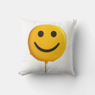 almohada de cara sonriente