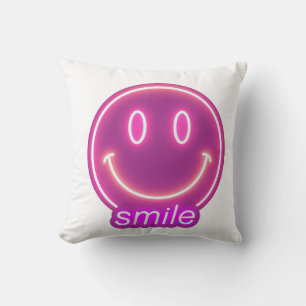 Almohada de Cara Sonriente Adorable – Decoración H
