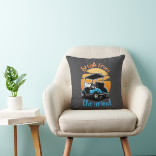 Almohada de Carrito de Golf Azul