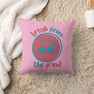 Almohada de Carrito de Golf Rosa