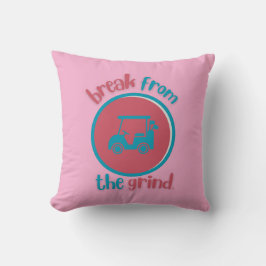 Almohada de Carrito de Golf Rosa