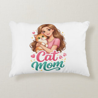 Almohada de Cat Mom Cute Cat Lover – Gato Divertid
