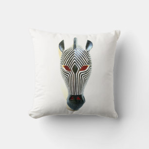 almohada de cebra africana