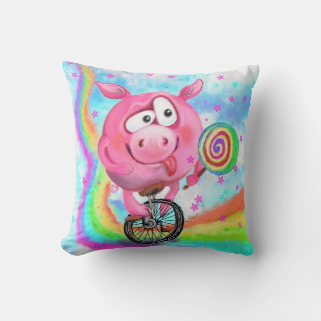 Almohada de cerdo acróbata (Anverso)