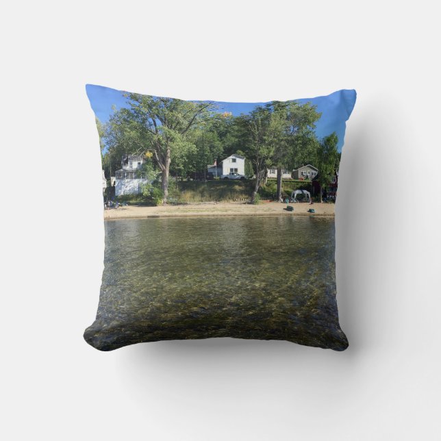 Almohada de Champlain del lago del campo y del (Anverso)