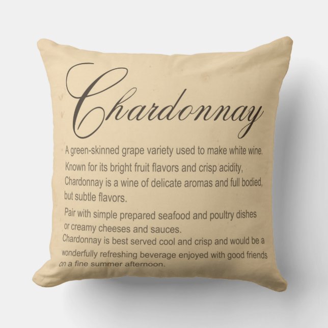 Almohada de Chardonnay (Anverso)