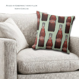 Almohada de Cheerwine Retro Soda de Carolina del N