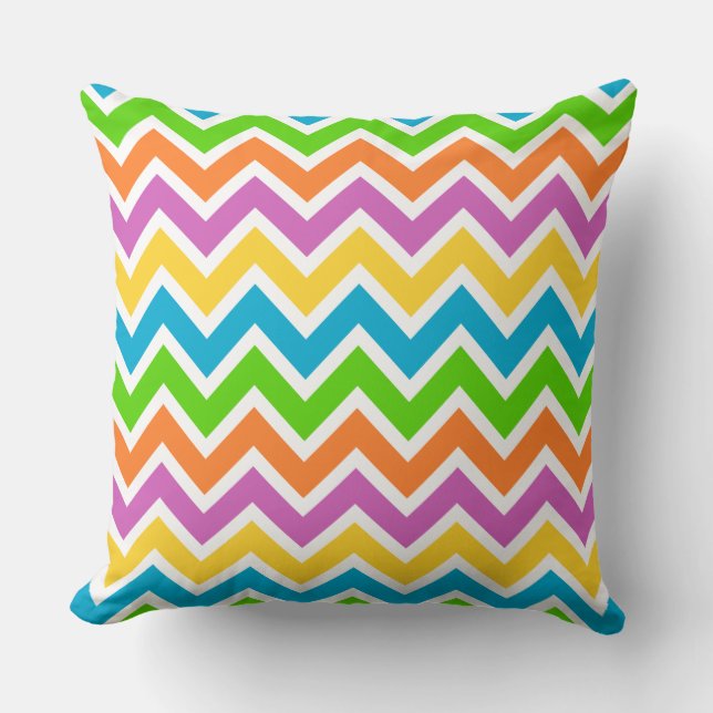almohada de chevron de primavera (Anverso)