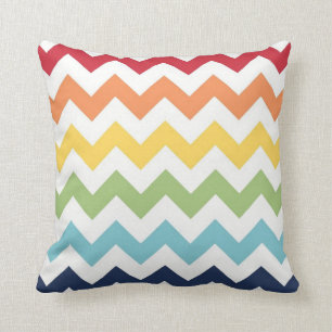 Almohada de Chevron del arco iris
