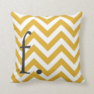 Almohada de Chevron del monograma