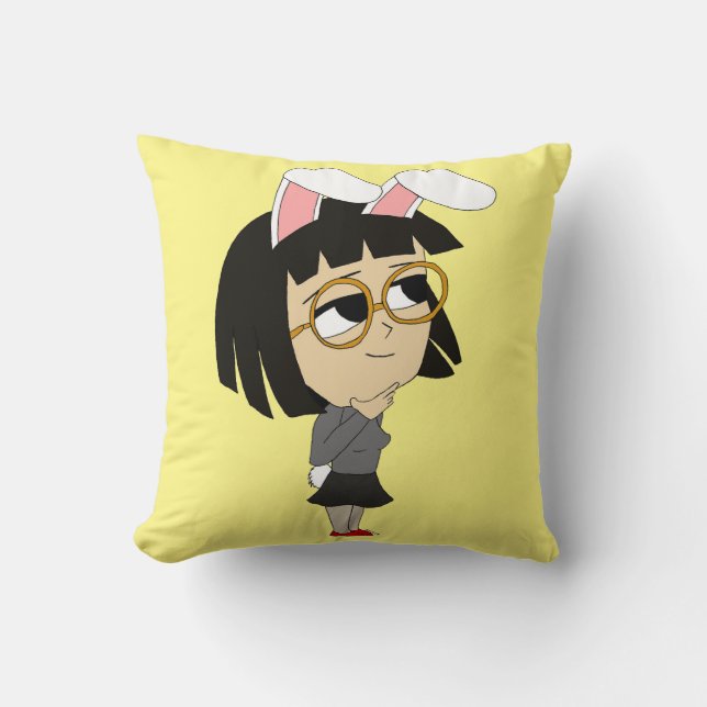 almohada de chibi conejita (Anverso)