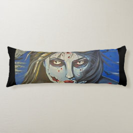 almohada de chica zombie
