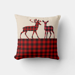 Almohada de ciervo rojizo de búfalo