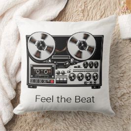 Almohada de cinta de carrete a carrete retro Feel 