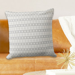 Almohada de Círculos Grises