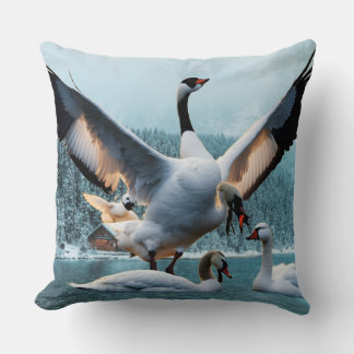 almohada de cisne
