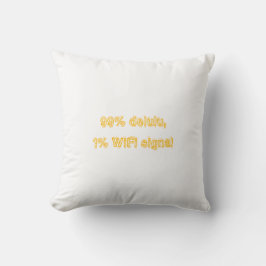Almohada de cita divertida de Gen Z: 99% Delulu, 1