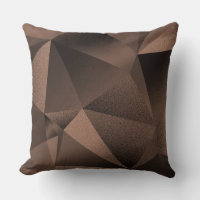 Almohada de cobre con facetas geométricas de diama
