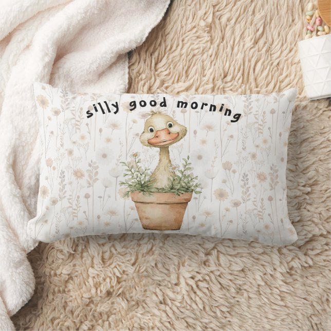 Almohada de cocina con buenos días tontos (Manta)