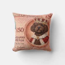Almohada de Cockapoo | Cojín divertido para amante