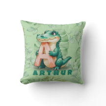 Almohada de Cocodrilo – Selva Letra A – Nombre Per