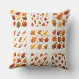 almohada de cojín al estilo de otoño