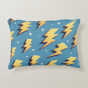 almohada de cojín con forma de rayo suave
