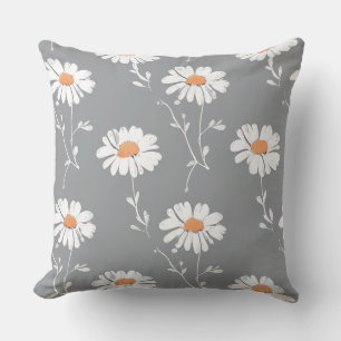 almohada de cojín con motivos florales