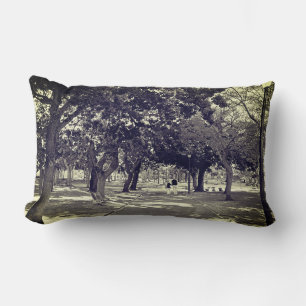 Almohada de cojín de amor de pareja caminando junt