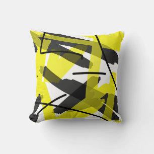 Almohada De Cojín De Arte Abstracto De Vibraciones