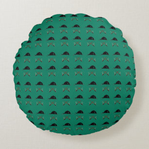 Almohada de cojín de casco de montar y fusta