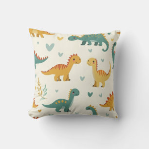 almohada de cojín de dinosaurio