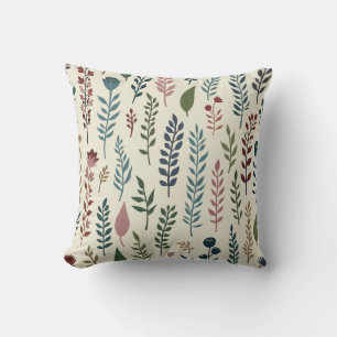 almohada de cojín de flores