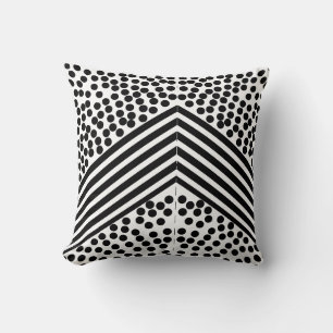 Almohada De Cojín De Patrón De Líneas De Bolas De